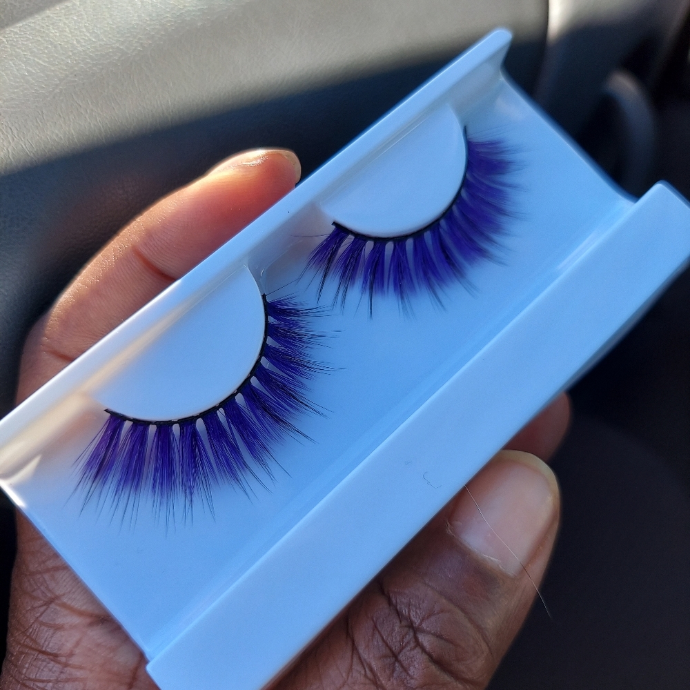 Purple Eyelashes